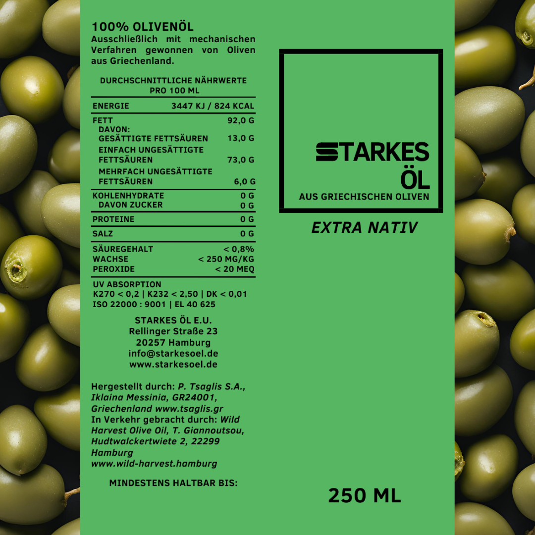 Olivenöl aus Griechenland - Extra Nativ