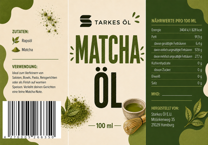 Genuss-Set: Kaffeeöl, Schokoöl & Matchaöl